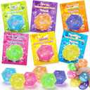 Valentines Day Gifts for Kids, 24 Packs Stress Balls with Valentines Day Cards for Kids School, Stress Relief Squeeze Toys for Boys Girls, Valentine Exchange Cards for Kids, Valentines Party Favors