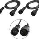 2Pin Extension Cable for F5 LED String Lights Shown in The Picture, IP65 Waterproof Extension Lead, 24AWG Extension Cord for Indoor, Outdoor Christmas Lights, 6.6FT(2M)