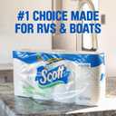 Scott Rapid-Dissolving Toilet Paper, 12 Double Rolls, Septic-Safe, Toilet Paper (231 Sheets (Pack of 12))