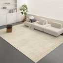 Valenrug Washable Rugs 7x9 - Non Slip 7x9 Area Rugs for Living Room, Stain Resistant Area Rugs for Bedroom, Foldable Machine Washable Area Rug(7'x9', Beige)