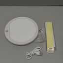 OSIDEN Rechargeable Motion Sensor Ceiling Light with Remote Wireless Magnetic Stick on Closet Light Battery Operated Ceiling Lights for Shower Shed Hallway Porch Stairs Garage (1 Pack)