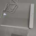 Clear LED Acrylic Dry Erase Board with Light & Stand,7 Color Pens, Light Up Drawing Message Board for Writing Doodle Memo,Desktop Night Light for Home Office School Bar Cafe,Holiday Gift.7.9x7.9in