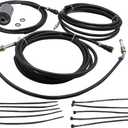 ASTROSYNC Nylon Fuel Line Kit Fit for Chevy Avalanche Suburban 1500 2500 Tahoe GMC Yukon XL 1500 2500 2000-2004, Inline Tube Replace NFR0049