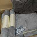 Heybly Cat Tree with Toy, Cat Tower Condo for Indoor Cats, Cat House with Padded Plush Perch, Cozy Hammock and Sisal Scratching Posts, Light Gray HCT004SW (43.3 inch)