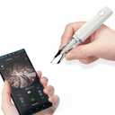 Hair Removal Tweezer with 1080p Camera, Ultimate Precision: Tweezer with Camera - Perfect for Delicate Tasks! - - Ear Hair Eyebrow Tweezer (White)