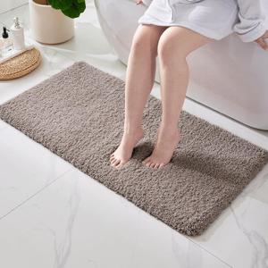ILANGO Bathroom Rugs 70" × 24", Extra Soft Absorbent Microfiber Bath Rugs, 2' x 5'10"