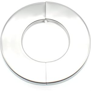 OZXNO 4.0" Stainless Steel Wall Split Flange 2pcs Split Decorative Escutcheon Self-Adhesive Wall-mounted Water Pipe Cover Accessories