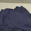 Women's Soft Kimono Long Robes Nursing Robes Maternity Bathrobes,Navy Blue XL