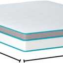 Linenspa 10 Inch Memory Foam and Spring Hybrid Mattress - Medium Feel - Bed in a Box - Quality Comfort and Adaptive Support - Breathable - Cooling - Perfect for a Guest Bedroom - Full Size