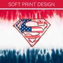 DC Comics Justice League Superman July 4th Matching Family T-Shirt Toddler to Adult Sizes (2T - 2XL)
