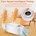 Boxing Glove Dryer with Intelligent Timer, Constant Temperature Punching Gloves Dryer for Kids and Adults Effectively Eliminates Odors