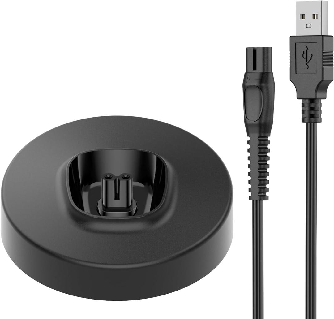 Charger Stand Compatible with Philips Norelco Shaver S7887/82 S5880/81 S7885/85 X9000/90 XP9204/85 S7886/84 X9002/82 XP9201/88 S7889/91 S9987/85 X9001/91 XP9203/81 S9606/80 S8696/86 XP9200/82 X9001/81