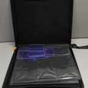 Mlikero Trading Card Binder, 9 Pocket Card Binder with Card Display Design, 720 Double Sided Pocket Collection Binder, Card Albums for MTG, TCG, and Sports Cards(Purple)