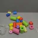 Frienda 30 Pcs Pool Noodles Bits Multicolor Craft Small Size Versatile Mixed Floating Pool Noodles Foam Rope Tube for Play or DIY Craft Multipurpose (Mixed Sizes,Pastel Colors)