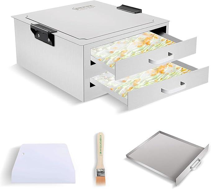 Cantonese Rice Noodle Rolls Machine,Openable top lid Steamed Vermicelli Roll Steamer made with 430 stainless steel,Chinese Cheung Fun,Furnace Cooking Chinese Cuisine Recipes Cookware