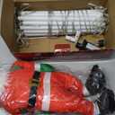 Christmas Decorations LED Ladder Lights with Climbing Santa Claus, 10ft Outdoor Christmas Decorative Lights  8 Modes Xmas Lights Tree for Home Holiday Wall Window Xmas Decor (Warm White)