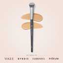BK BEAUTY BRUSHES - ANGIE HOT & FLASHY A506 CONCEALER - Viral "Kitten Paw" Face Brush - Under-Eye Concealing and Contouring - Makeup Brushes
