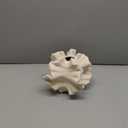 Ceramic Coral Vase  Modern Boho Nordic Style, White Centerpiece for Pampas Grass and Home Decor in Living Room, Bedroom, or Office