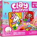 Klever Kits Air Dry Clay Painting, Air Clay Kit for Kids, 8 Pre-grooved Filling and Original Designed Boards, Easy Play and Non Toxic Material, Arts and Crafts for Kids Age 4-9 by JOVA