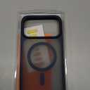 TORRAS Stronger Magnetic & Shockproof for iPhone 17 Pro Max Case, Fit for MagSafe, Mil-Grade Drop Protection, Camera Control, DIY Button, Slim for iPhone 17 Pro Max Phone Case Translucent Deep Blue