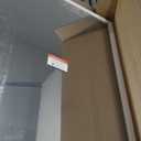 Keonjinn Small-Sized White Medicine Cabinet 14.5 x 18.5 Inch, One Shelf Only, Assembly Required, Mini Medicine Cabinet Mirror for Compact Bathroom, Free Adjustable Shelves, Wall Mount or Recessed