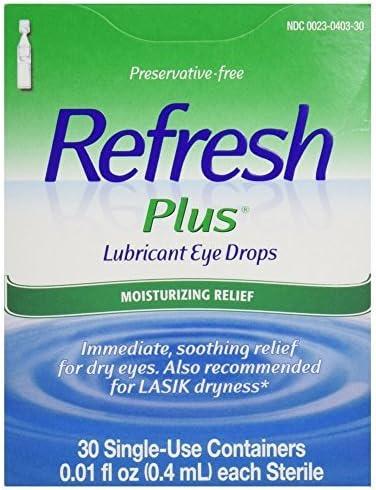Allergan Refresh Plus Eye Drops for Mild to Moderate Dry Eyes