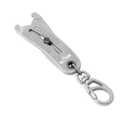 LABEAR Elite Nut and Bolt Size Identifier Keychain, Pro-Grade SAE & Metric Thread Gauge (8-25mm, 5/16"-1") Heavy-Duty Steel Fastener Checker & Wrench Size Finder, Permanent Stamped Markings