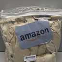 DWCN Beige Velvet Curtains 90 inches Long - Thermal Insulated Room Darkening Tieable Grommet Curtains & Drapes Warm Soft Privacy Drapes for Bedroom/Living Room/Farmhouse Style Decor W52 x L90