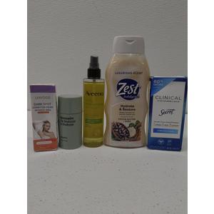 Nécessaire, Secret, Zest, Aveeno, LOVOOD