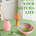 Matcha Whisk Set Matcha Making Kit Bamboo Chasen Ceramic Whisk Holder