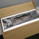 TEMI Small Computer Desk Folding Table - 35.8" Foldable Office Desk, No Assembly, Perfect for Small Spaces in Bedroom, Dorm, or Apartment, Portable Mini Desk or Study Table with Compact Design, Brown