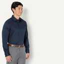 Amazon Essentials Men's Regular Fit Long Sleeve Wrinkle Resistant Stretch Dress Shirt XL