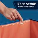 Kan Jam Pack 'N Go Foldable Travel Disc Toss Game - Portable All-Weather Beach Games - Built-in Scoring & Easy Setup - Tailgate Essentials & Yard Fun