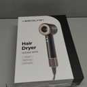 Hair Dryer, CONFU Ion Hair Dryer with Diffuser for Curly Hair, 110000 RPM Professional High Speed Blow Dryer, 1400W Diffuser Hairdryers Fast Drying for Women Men (Gray)