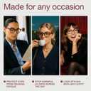 miyya Stylish Reading Glasses for Women, Cheaters Eyeglasses, Oversized Blue Light Readers, Fashion Eye Glasses (Black)