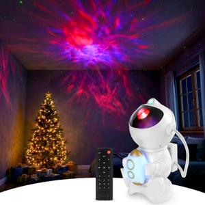Oizuon Rocket Galaxy Light Projector - Adjustable Projection & Nebula Modes, Remote Control with Timer, USB-C Powered Star Night Light for Bedroom Decor, Christmas Gift