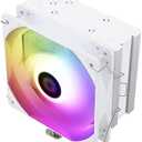 Thermalright Assassin King 120 SE White ARGB CPU Air Cooler, AK120 SE White ARB, 5 Heatpipes, TL-C12CW-S PWM Quiet Fan CPU Cooler with S-FDB Bearing, for AMD AM4/AM5/Intel LGA1700/1150/1151/1200/1851