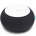 SNOOZ Smart White Noise Sound Machine - Real Fan Inside for Non-Looping White Noise, Sleep Aid for Adults, Travel, Sleeping, Bedroom, Portable, Baby Registry Essential - Charcoal