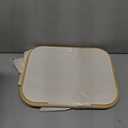 LONBET Laundry Basket with Lid, Made from Breathable Fabric | Aesthetic Clothes Hampers for Laundry with Side Handles & Sturdy Bamboo Frame (26 Gallons - Single, Beige)