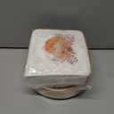 200Pcs Thanksgiving Paper Plates and Napkins, Fall Disposable Dinnerware Set with Pumpkins Maple Leaves Paper Plates Napkins for Thanksgiving Fall Party Supplies