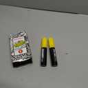 Coogert 3Pcs Yellow Jumbo Poster Markers, 15MM Thick Permanent Acrylic Graffiti Markers, Wide Tip Paint Marker for Canvas, Posters Board, Fabric, Window, Glass, Wood, Teachers,Banner painting supplies