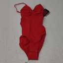 FeelinGirl Shapewear Bodysuit for Women Tummy Control Seamless Sculpting Full Body Shaper Snatched Waist Bodysuit (X-Small-Small, Rust Red)