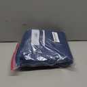 Lecloud Bessie Blue Curtains 63 Inch Length 2 Panels, Elegant Light Filtering & Privacy Drapes with Dual Rod Pocket, Breathable Faux Linen Textured Curtains for Bedroom Living Room, Each 40 W x 63 L