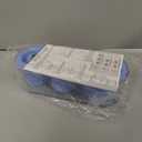 Ice Mold for Stanley Cup 30/40 Oz - Easy Fill and Release Without Touching Ice, Silicone Ice Cube Tray with Clear Lid and Bin for Freezer, Whiskey, Cocktail (Blue)