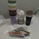 LemonRoad 36 Pcs Employee Appreciation Gifts Set,Staff Coworker Gift Bulk 16 Oz Plastic Tumbler Cups with Lid Straw Spiral Notebook Pen Thank You Gift for Team Office (Lively,Morandi)