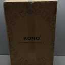 Kono Expandable 28 Inch Large Checked Luggage: ABS+PC Hardside Trolley Travel Case - Hard Shell Suitcase with TSA Lock, Cream - Brown