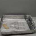 Stainless Steel Turkey Roasting Pan with Rack & Handles, Heavy Duty FoodSafe Turkey Pan Dishwasher Safe, Perfect for Cooking Turkey and Steak for Thanksgiving and Christmas (Extra Size)