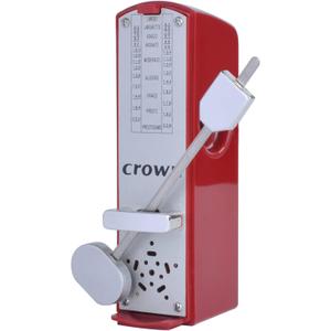 Btuty Mini Mechanical Metronome Universal Metronome Portable 11cm Height for Piano Guitar Violin Ukulele Chinese Zither Music Instrument mechanical metronome (red)