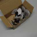 Thyle 12 Pcs Christmas Wreath Hangers for Front Door 1.8 Inch Adhesive Wall Hooks for Heavy Duty Black Wreath Hooks Over The Door for Garland Window Christmas Wreaths Party Decorations