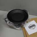 VORRINGARD Pre-Seasoned Cast Iron Dutch Oven with Lid, Round and Dual Handles, for Stovetop, Camping, Grill, Induction, Electric, Black, 3 qt